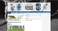 Desktop Screenshot of cubafutbol.com